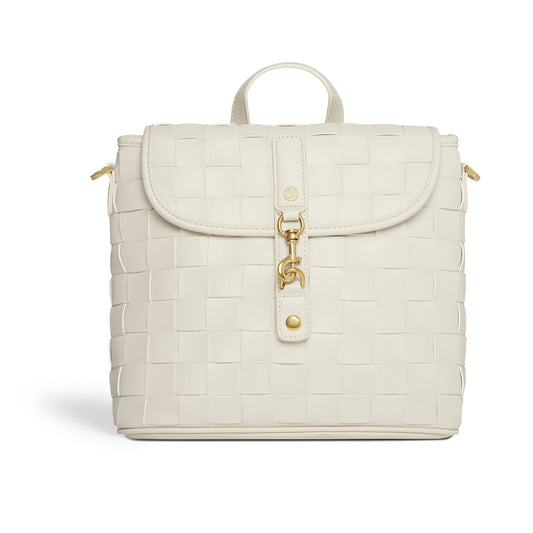 Rosie White Vegan Mini Backpack