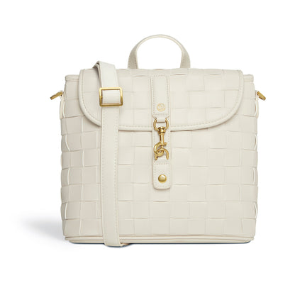Rosie White Vegan Mini Backpack
