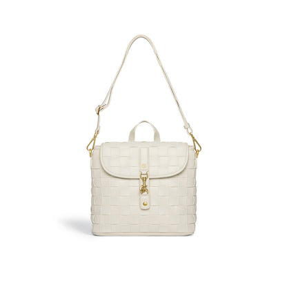 Rosie White Vegan Mini Backpack
