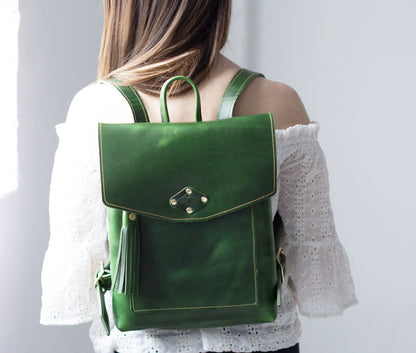 Full Grain Leather Rucksack