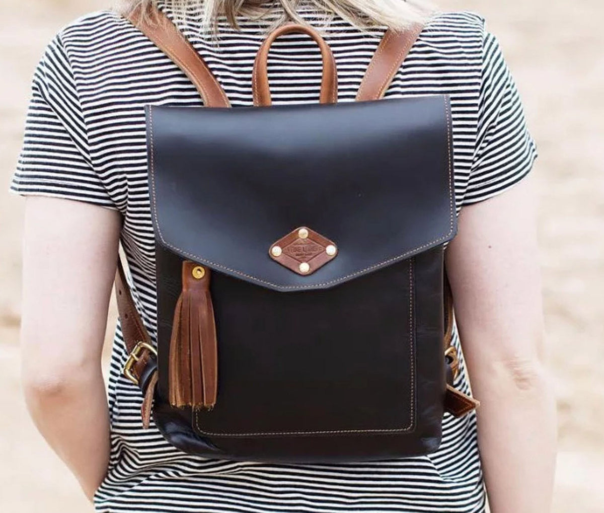 Full Grain Leather Rucksack