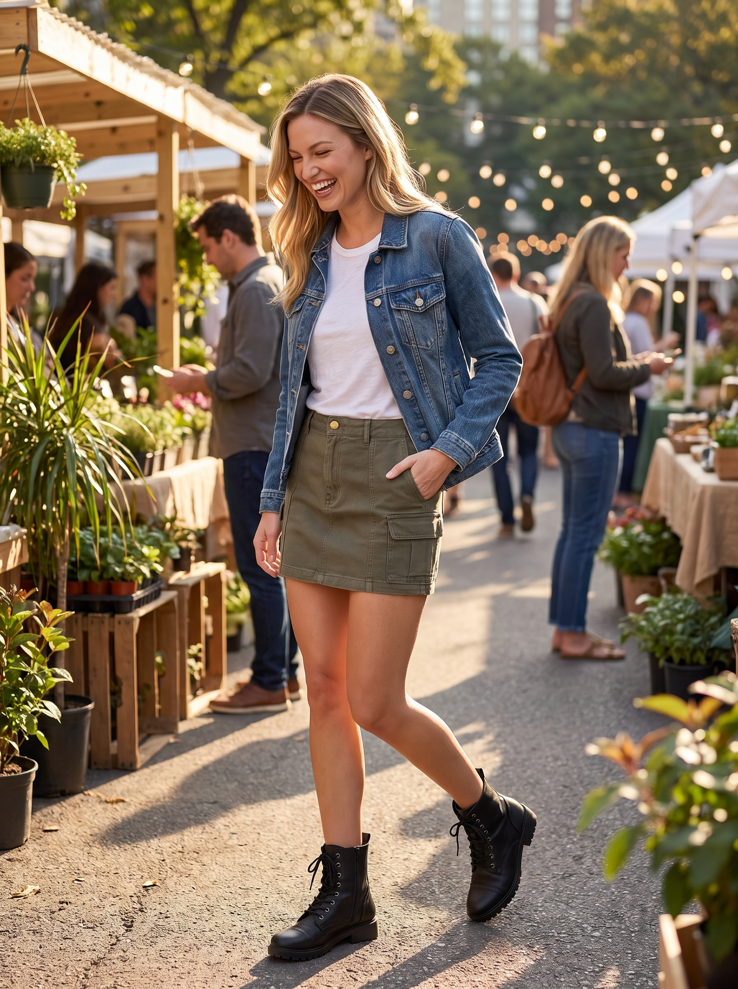 Cargo Mini Skirt lifestyle 2