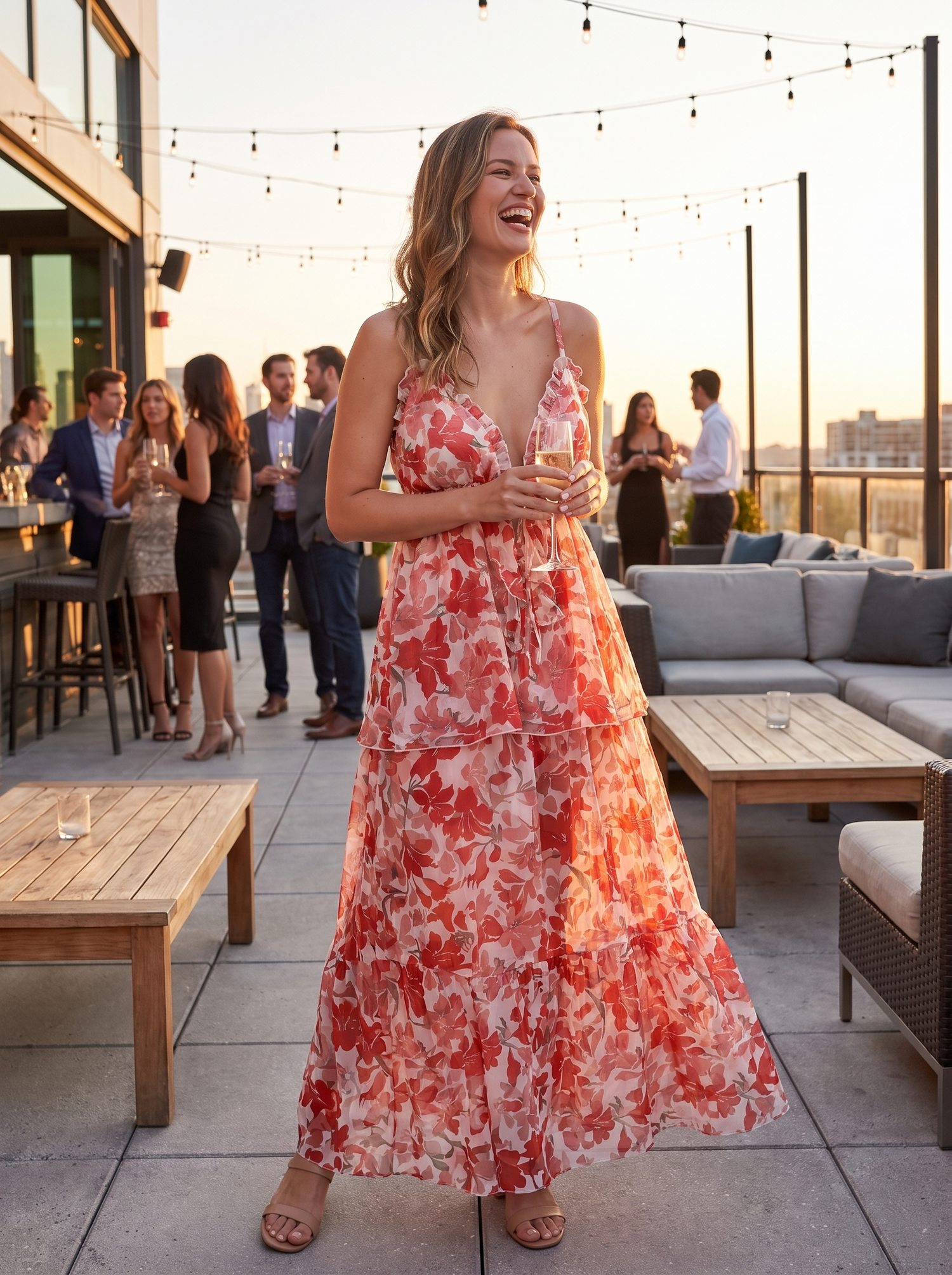 Simple Everyday Maxi Dress lifestyle 1